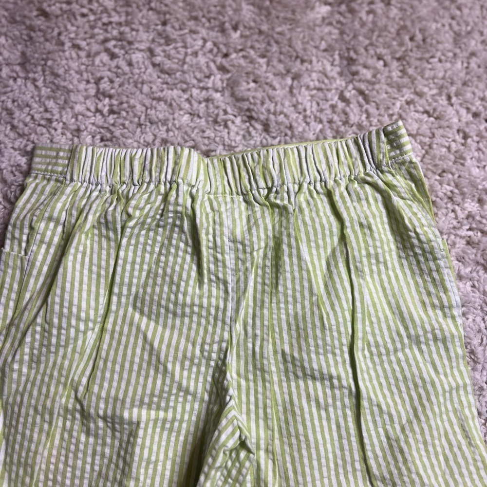 MONDAYS CHILD GIRLS SEERSUCKER SHORTS WITH INITIAL K MONOGRAM SZ 6X NWT - Picture 12 of 13